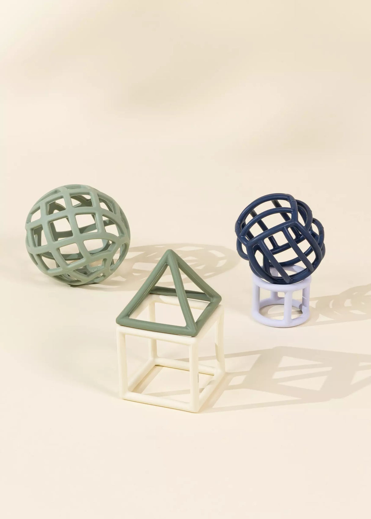 Set of 5 Silicone Geometric Shapes